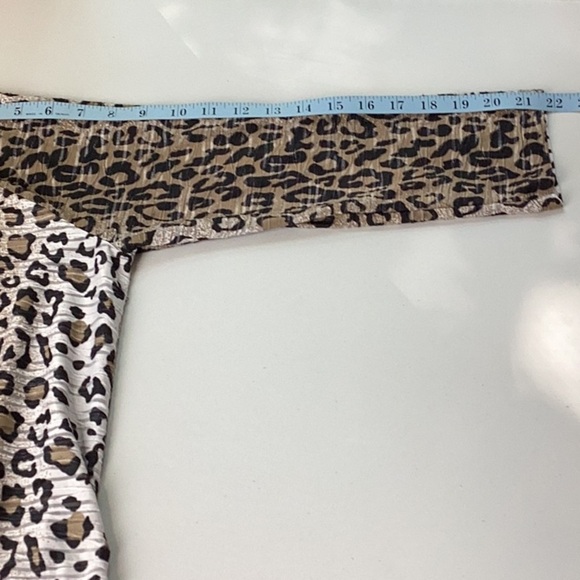 Erm London Cheetah Print Blouse, Women’s Size Large. - Picture 12 of 12